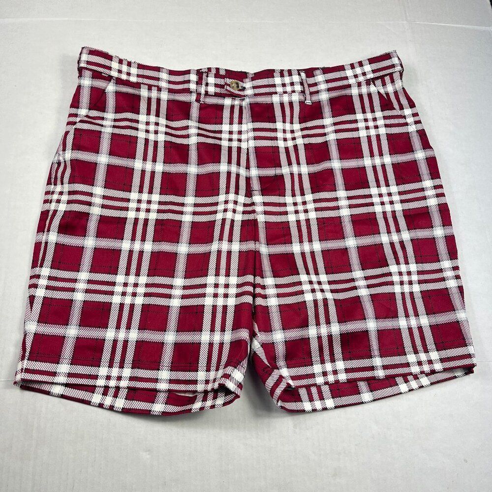 Loudmouth Mens Fairway Heritage Golf Shorts Tartan Plaid Classic Preppy Size 42